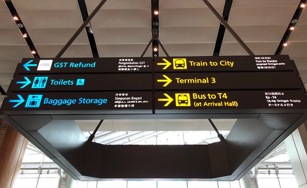 Wayfinding And Guiding Signage For Airlines.